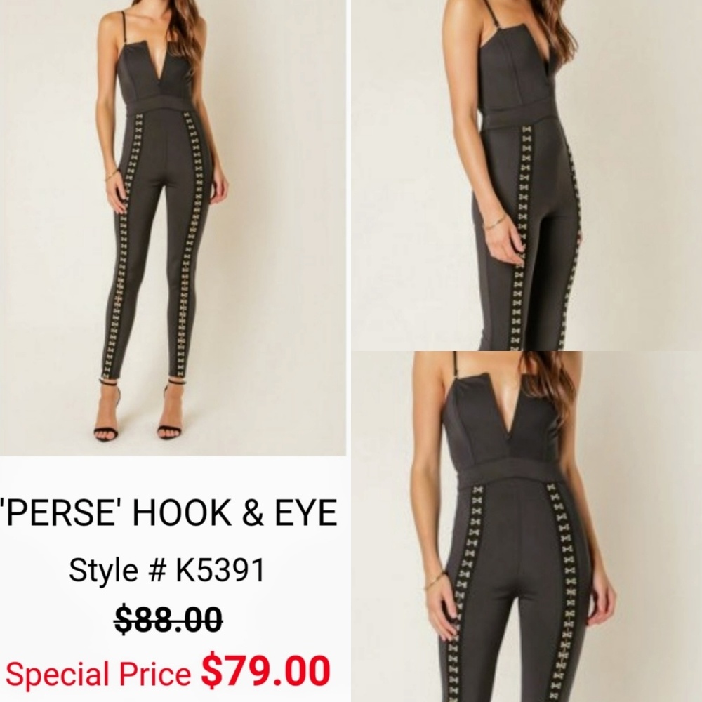 Perse Hook & Eye Jumpsuit